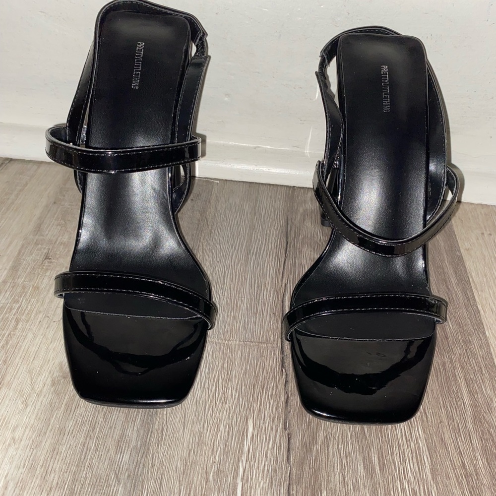 Black Chunky Heels